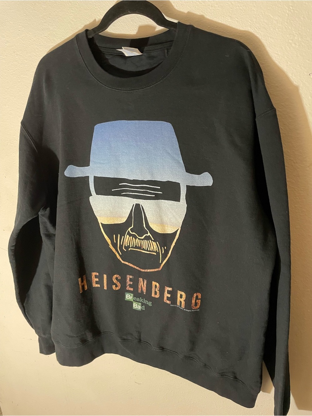 Heisenberg Graphic Crewneck Sweatshirt - Black